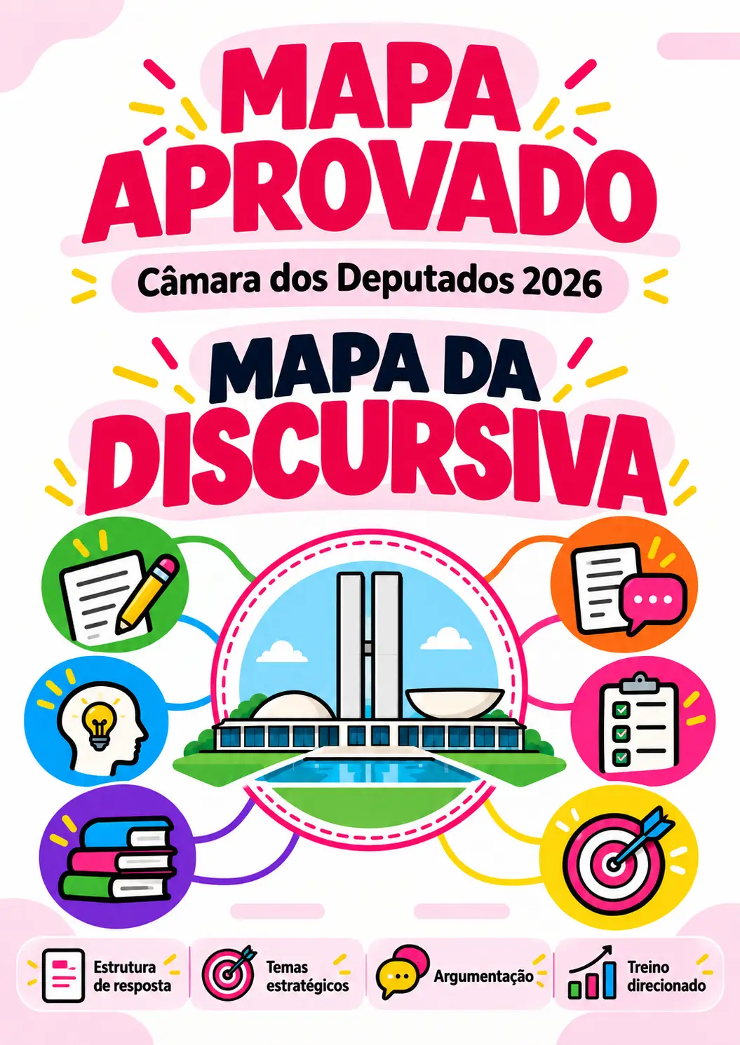 Capa do bônus Mapa da Discursiva