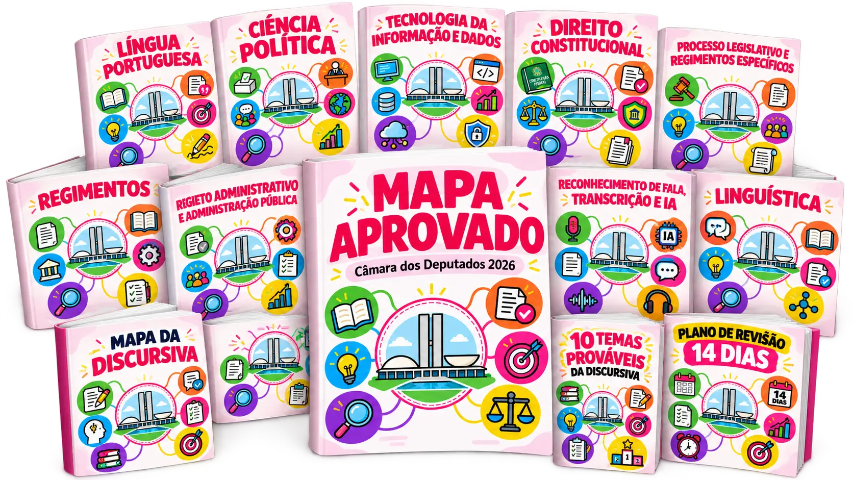 Pacote completo Mapa Aprovado CÂMARA DOS DEPUTADOS 2026